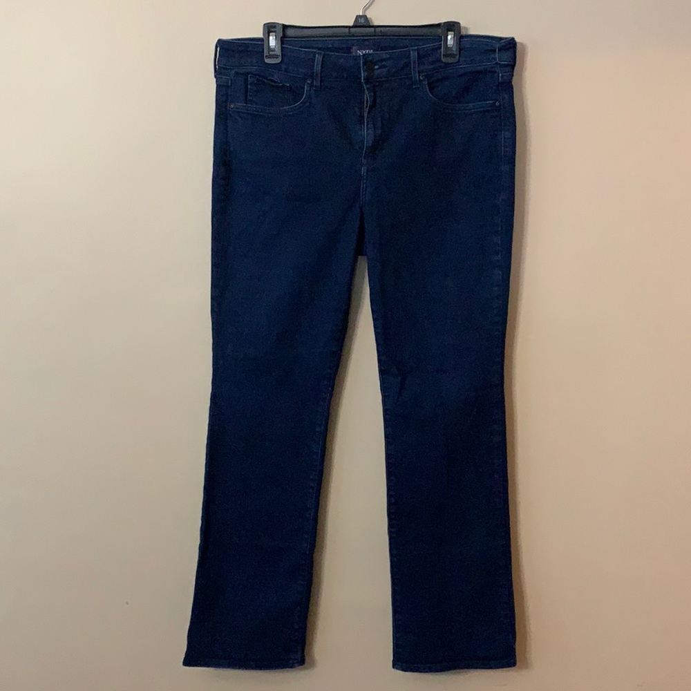 NYDJ ~ Women’s Size 14 ~ Marilyn Straight Dark Wash Jeans